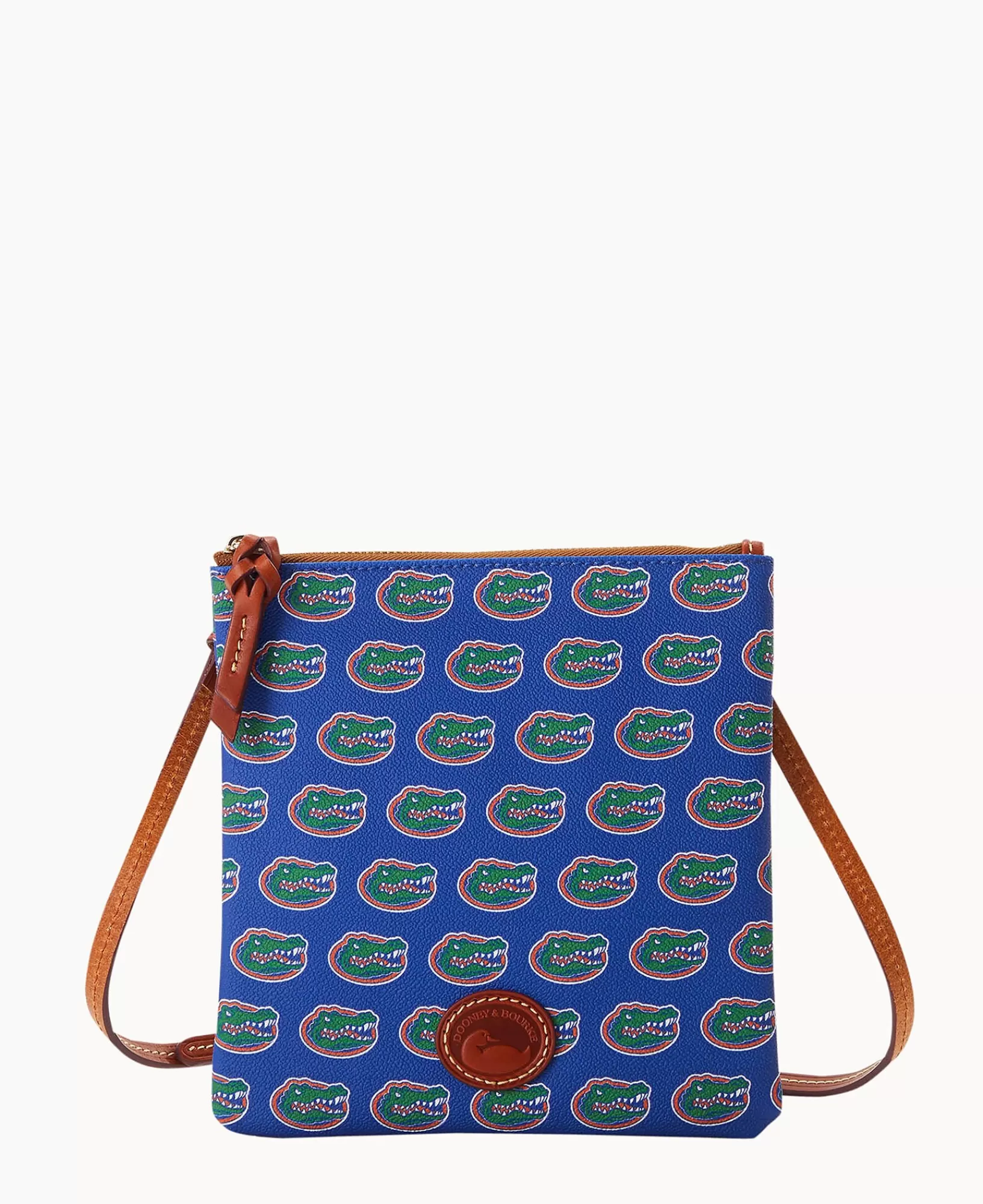 Shoulder Bags | Crossbodies>Dooney & Bourke Collegiate University of Florida North South Top Zip Crossbody Blue