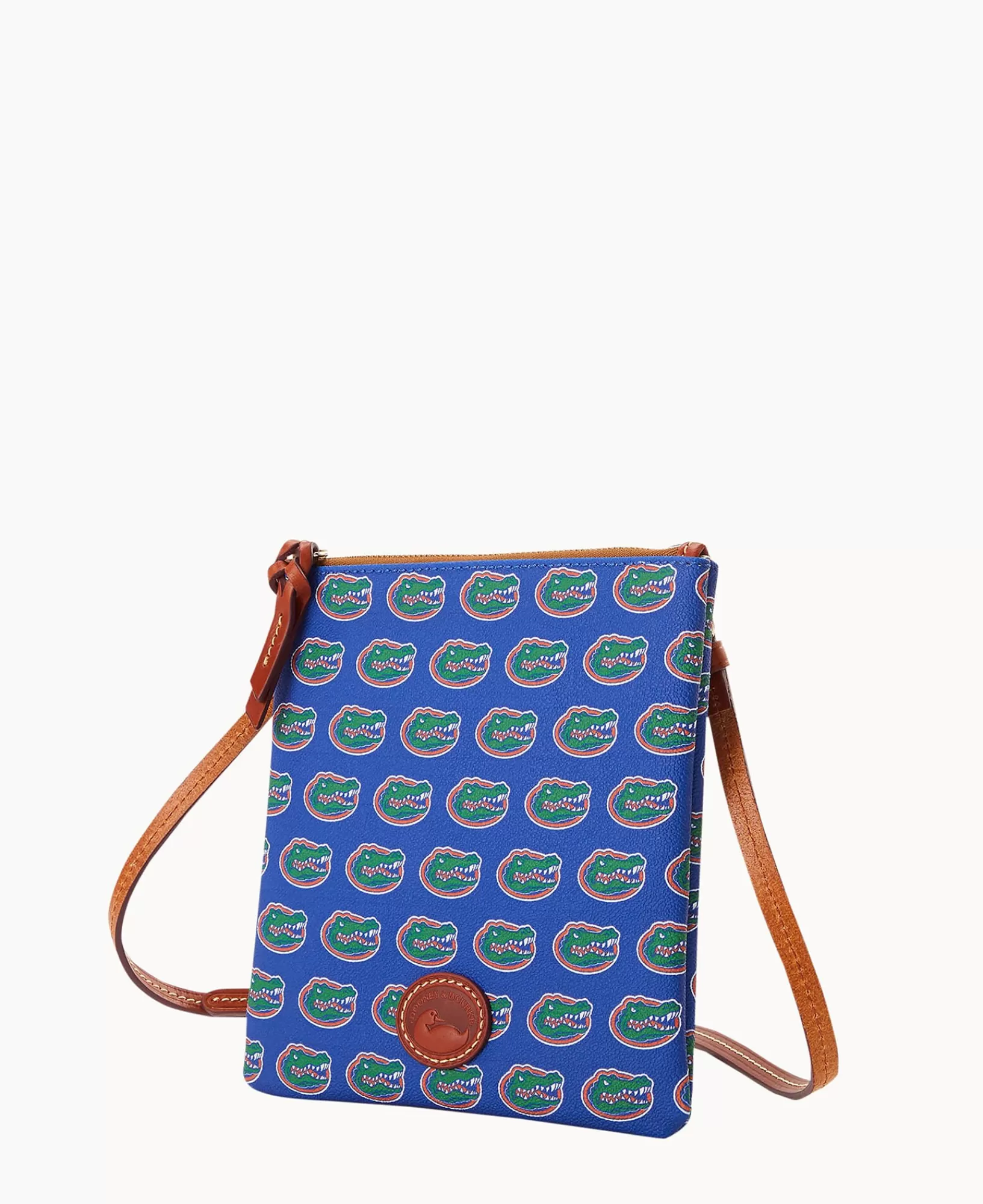 Shoulder Bags | Crossbodies>Dooney & Bourke Collegiate University of Florida North South Top Zip Crossbody Blue