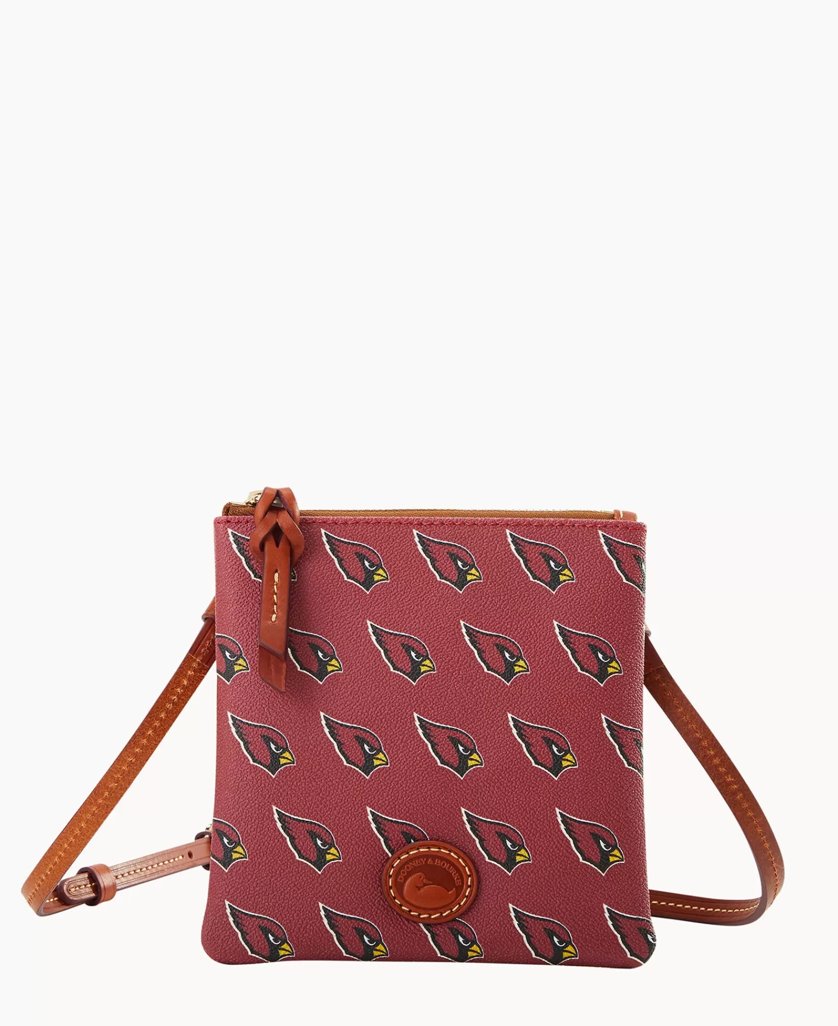 Shoulder Bags | Crossbodies>Dooney & Bourke NFL AZ Cardinals Small North South Top Zip Crossbody Red