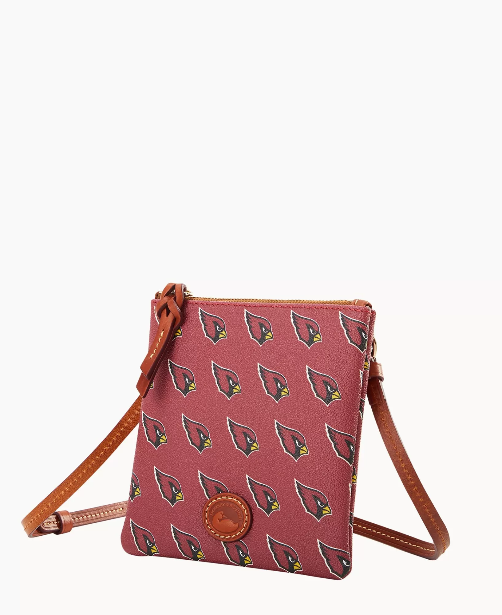 Shoulder Bags | Crossbodies>Dooney & Bourke NFL AZ Cardinals Small North South Top Zip Crossbody Red